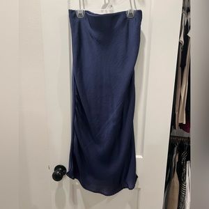 Blue midi skirt, size small! From Aritzia! Never worn!